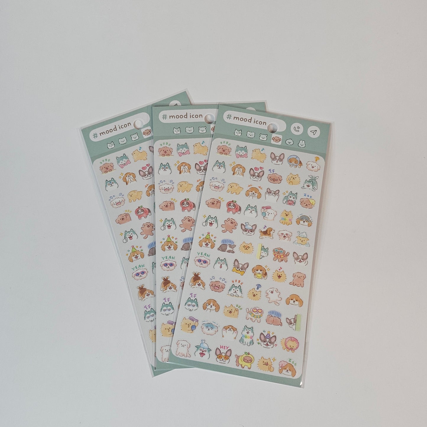 Mood Icon Stickers Dog