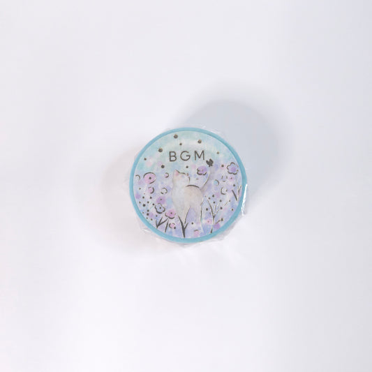 BGM Washi Tape Flowers and Cats *Small Friends