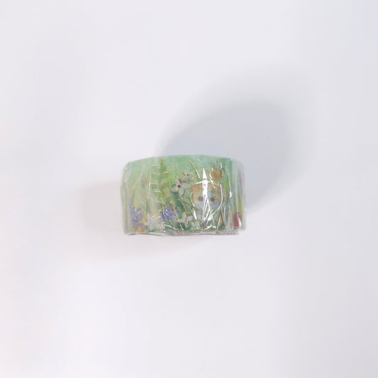 BGM Washi Tape Flowers and Cats* Late Afternoon Kitty