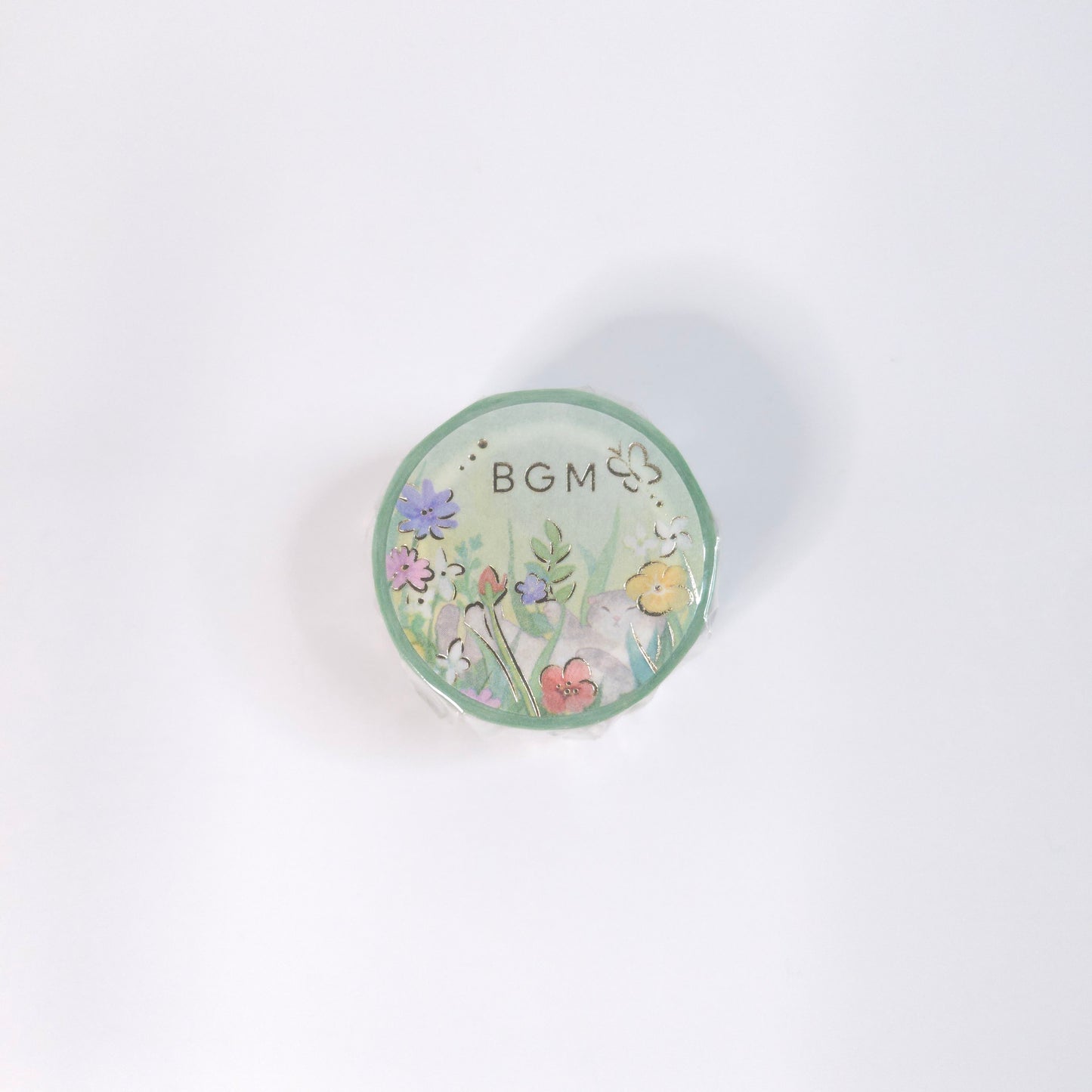 BGM Washi Tape Flowers and Cats* Late Afternoon Kitty
