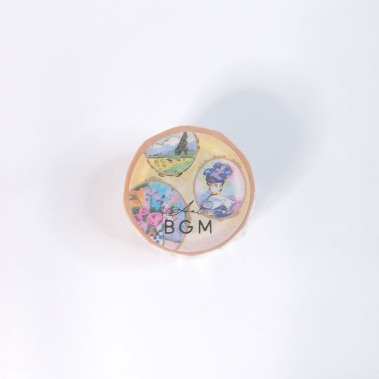 BGM Washi Tape Art Tour *Roman - 30mm