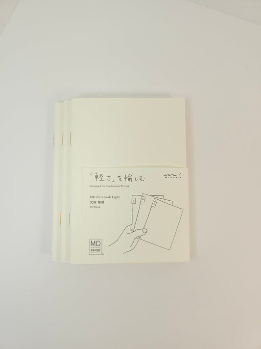 MD NOTEBOOK LIGHT <A6> Blank (pack of 3)